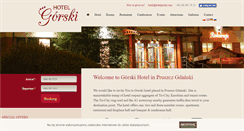 Desktop Screenshot of hotelgorski.com