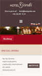 Mobile Screenshot of hotelgorski.com