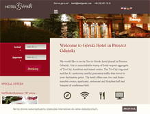 Tablet Screenshot of hotelgorski.com